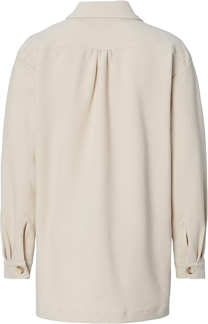 Noppies Damen Jacket Long Sleeve Kenyon Jacke 34 Oatmeal - P807, 34 Oatmeal - P807