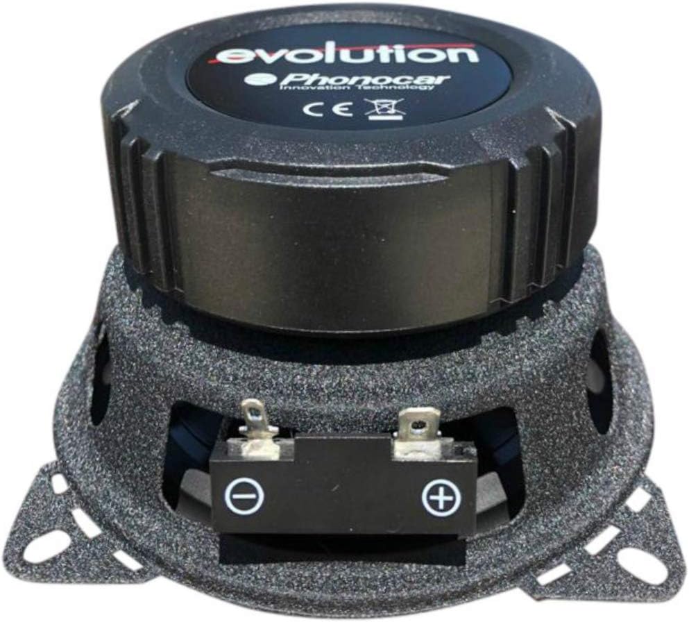 2 PHONOCAR 02622 mid bass woofer 10,00 cm 100 mm 4" 50 watt rms 100 watt max impedanz 4 ohm 92 db sp