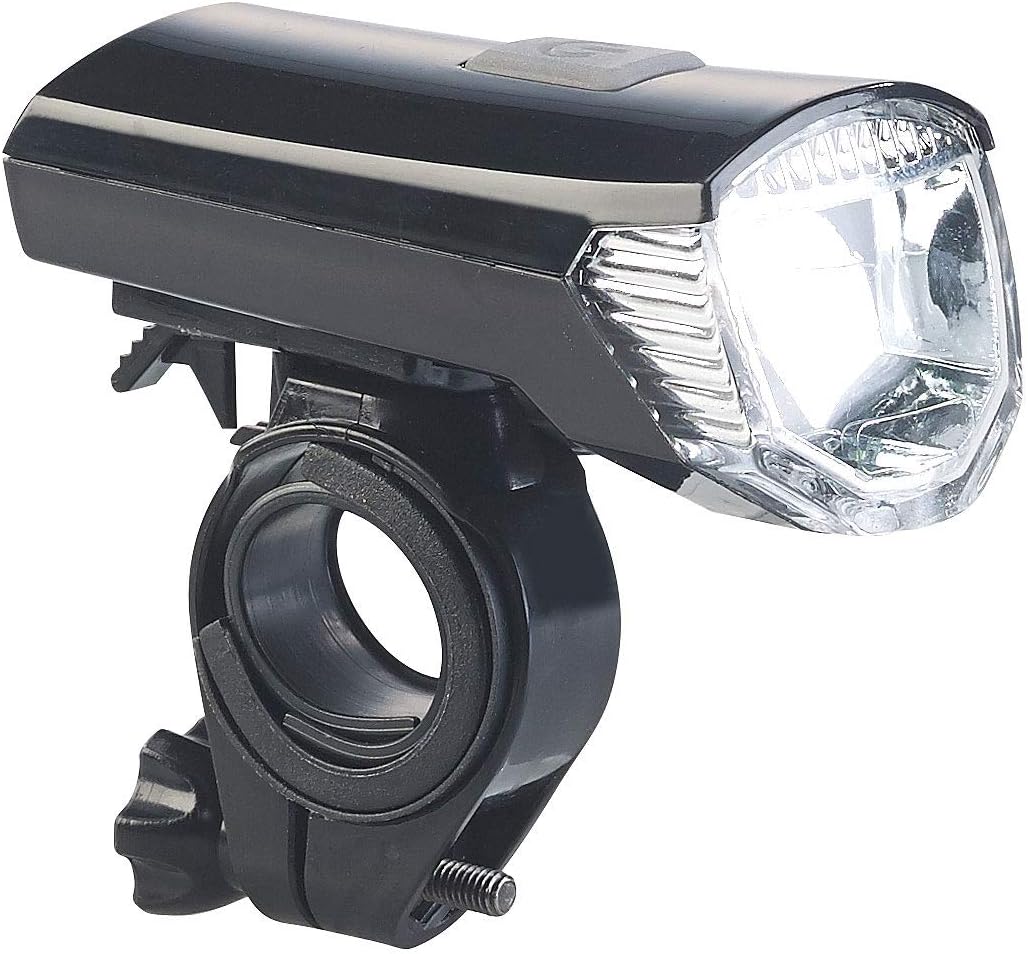 PEARL Fahrradbeleuchtung Set: Akku-Fahrradlichter mit Cree-LED & Halterungen, USB, IPX4, im Set (Fah