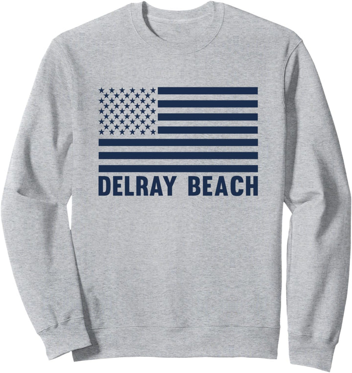 US-Flagge Delray Beach FL American Fashioned Delray Florida Sweatshirt
