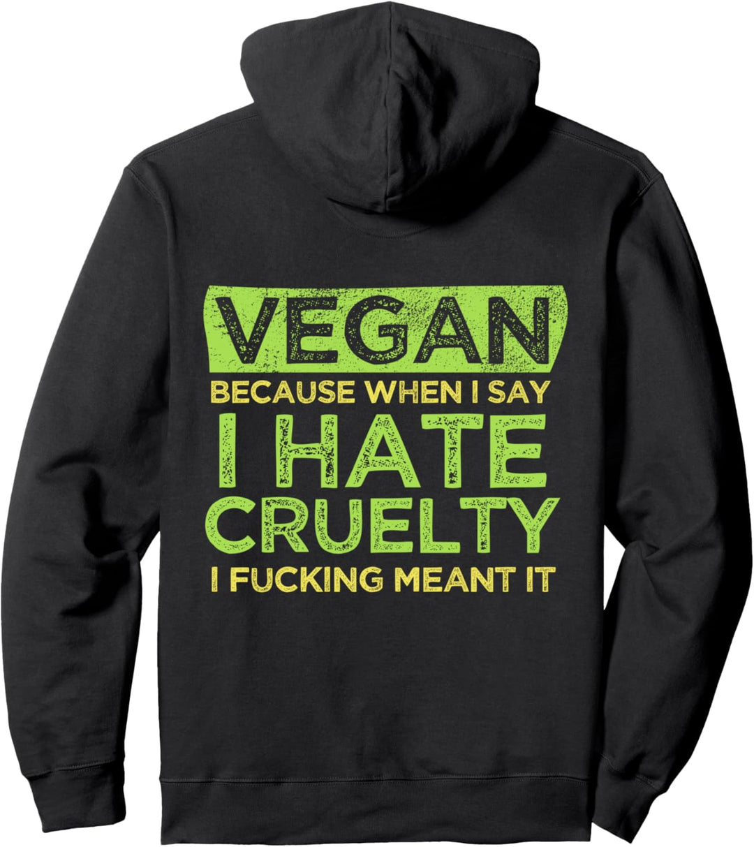 Vegan Geschenk Spruch T-shirt Vegetarier Und Tierschützer Pullover Hoodie