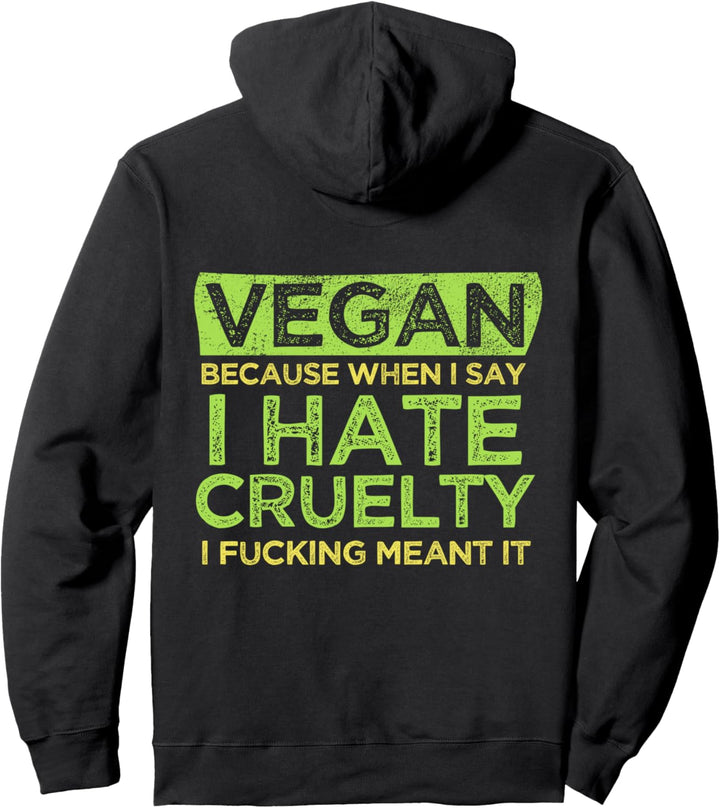 Vegan Geschenk Spruch T-shirt Vegetarier Und Tierschützer Pullover Hoodie