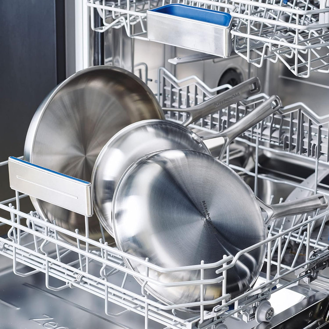 KitchenAid Multi-Ply Stainless Steel Edelstahl PFAS-frei Keramik Antihaft 24 cm und 28 cm Bratpfanne