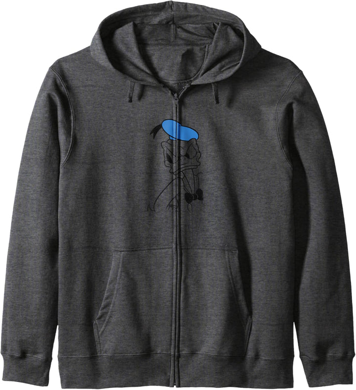 Disney Mickey And Friends Donald Duck Tonal Portrait Kapuzenjacke