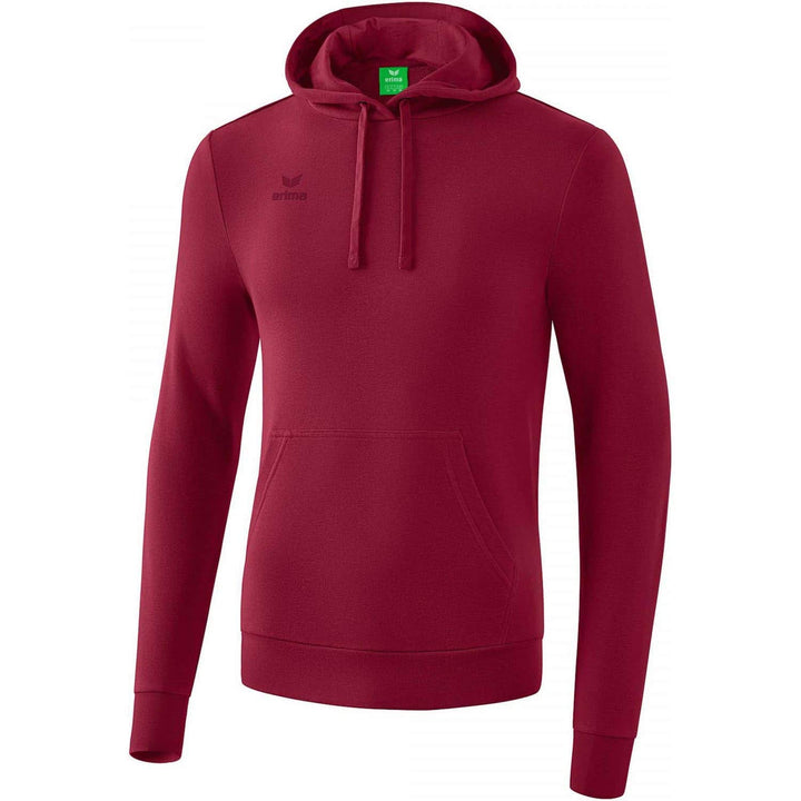 Erima Herren Basic Kapuzen Sweatshirt S Bordeaux, S Bordeaux