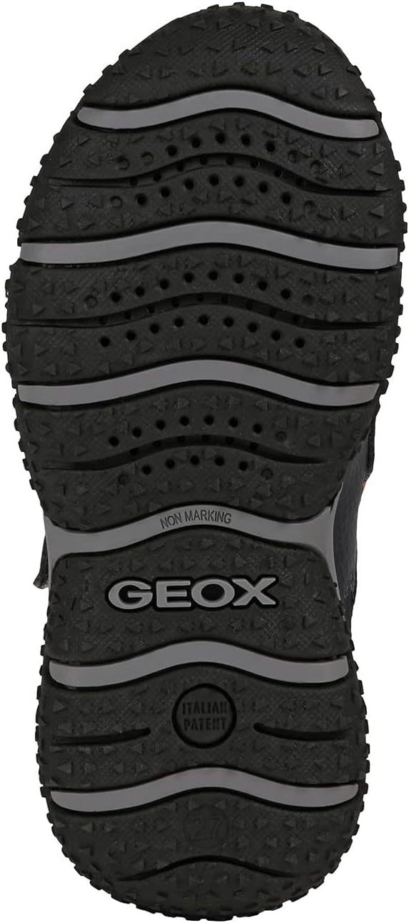 Geox Jungen Jr Baltic Boy B ABX Schuhe 24 EU Navy Orange, 24 EU Navy Orange