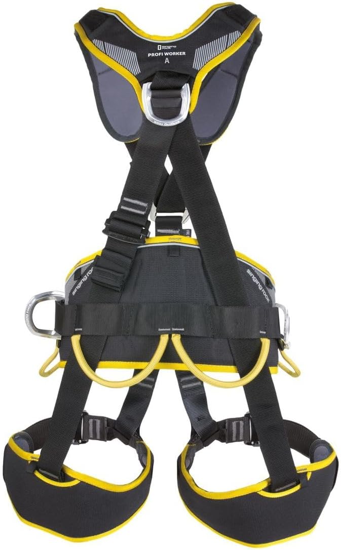 Singing Rock Profi Worker Klettergeschirr, Herren, Schwarz