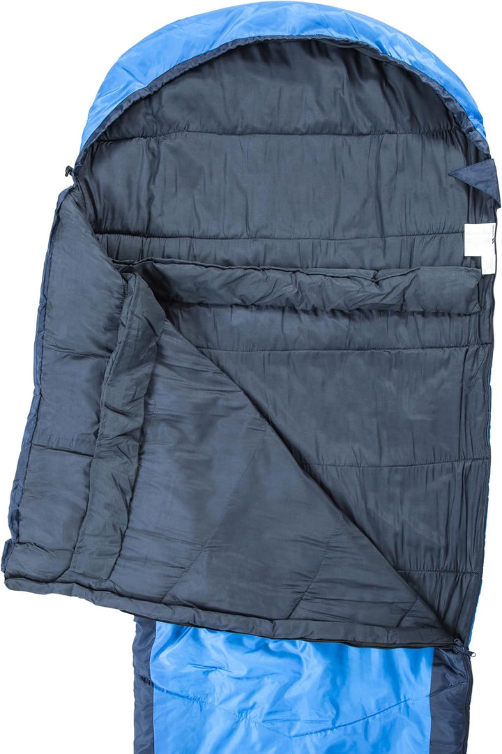 Trespass Doze mit Zweiwegereissverschluss Schlafsack Einheitsgrösse Royal Blue, Einheitsgrösse Royal