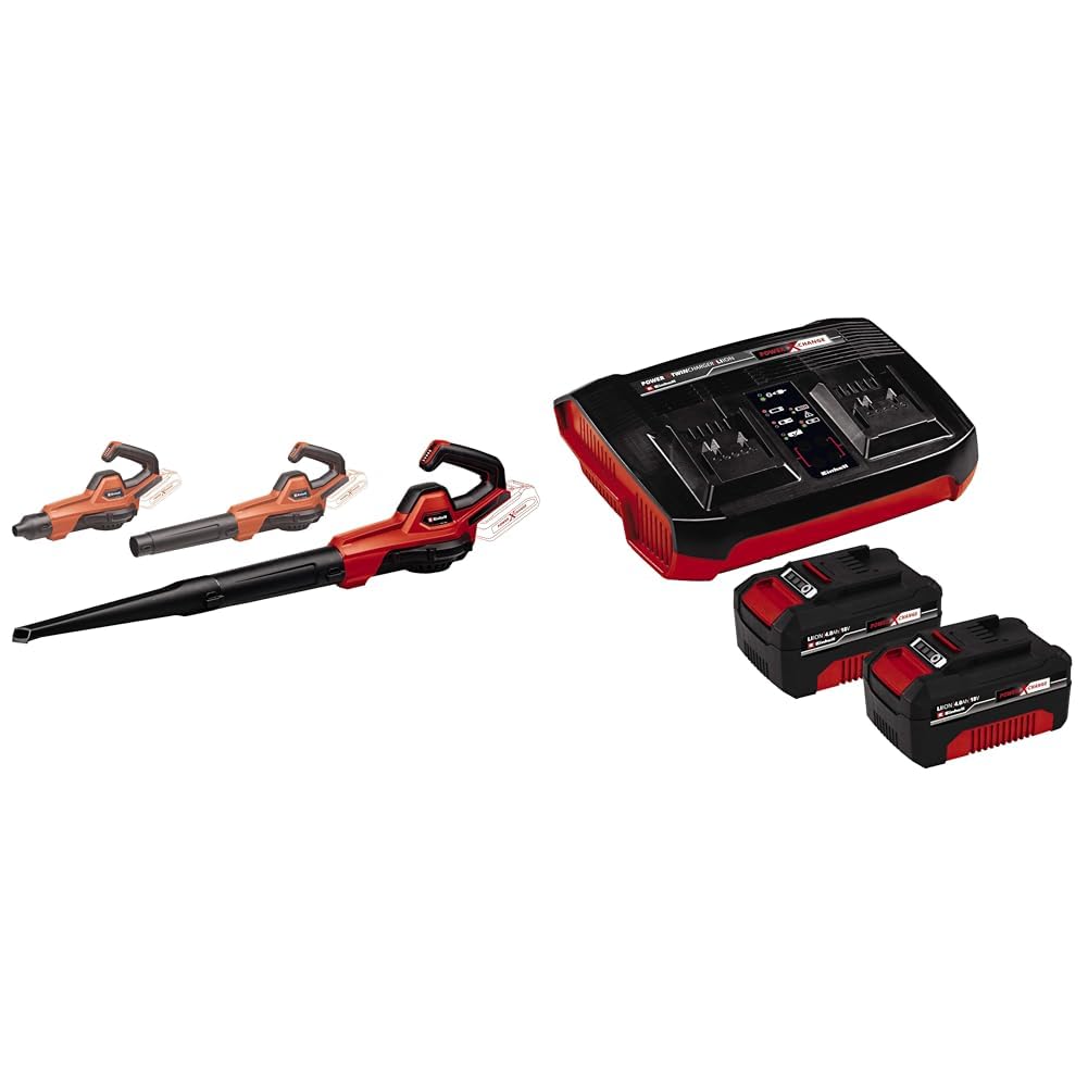 Einhell Akku-Universalbläser GE-UB 18/250 Li E Power X-Change (18 V, 250 km/h Luftgeschwindigkeit, 3