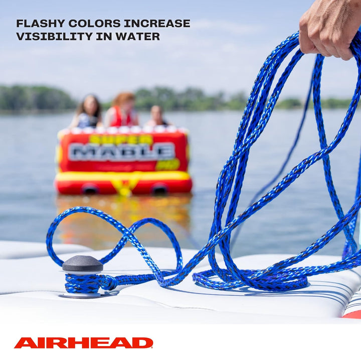 Airhead Tow Rope for 1-6 Rider Towable Tubes, 1 Section, Multiple 1-3 Fahrer, 1-3 Fahrer
