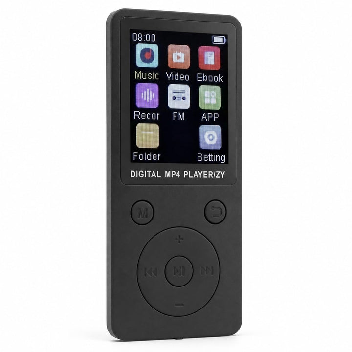 MP3 Player mit Bluetooth 5.0, 64GB Tragbarer MP4 Musikplayer mit 1,8 Zoll Farbbildschirm, Integriert