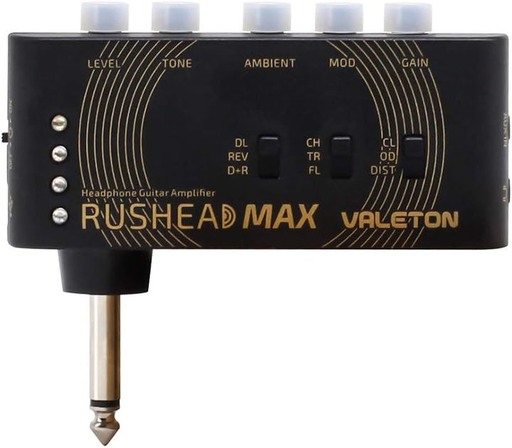 VALETON Rushead Max Mini Verstärker USB Aufladbar Portabel Hosentasche Gitarre Kopfhörerverstärker S