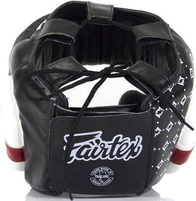 Fairtex Kopfschutz Spuer Sparring HG10 schwarz / weiss XL, schwarz / weiss XL