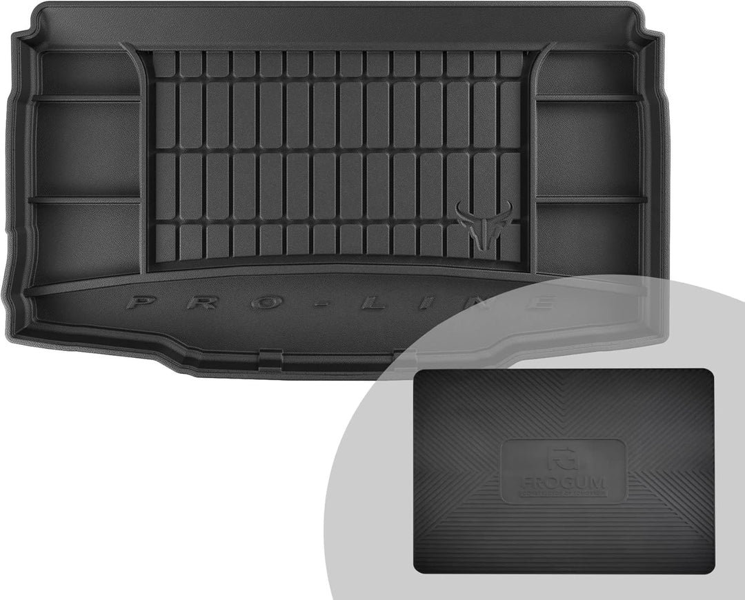 FROGUM ProLine 3D Gummimatte Exklusive Auto Kofferraummatte Kofferraumwanne für SEAT Ibiza V ab 2017