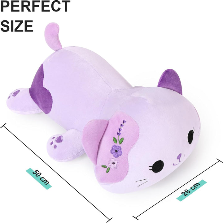 shownicer Plüschtier Katze Kuscheltier Stofftier Kawaii Katze Plüsch Kissen Spielzeug Kätzchen Plüsc
