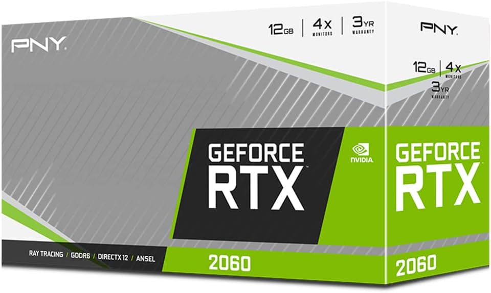 PNY GEFORCE RTX™ 2060 12GB XLR8 Gaming Uprising Epic-X RGB™ Dual Fan Edition RTX 2060 UPRISING Dual