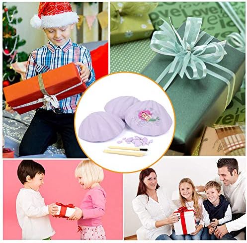 Byncceh Meerjungfrau Ausgrabungsset für Kinder-Grosses Schatzkiste Ausgrabungsset mit 12 Meerjungfra