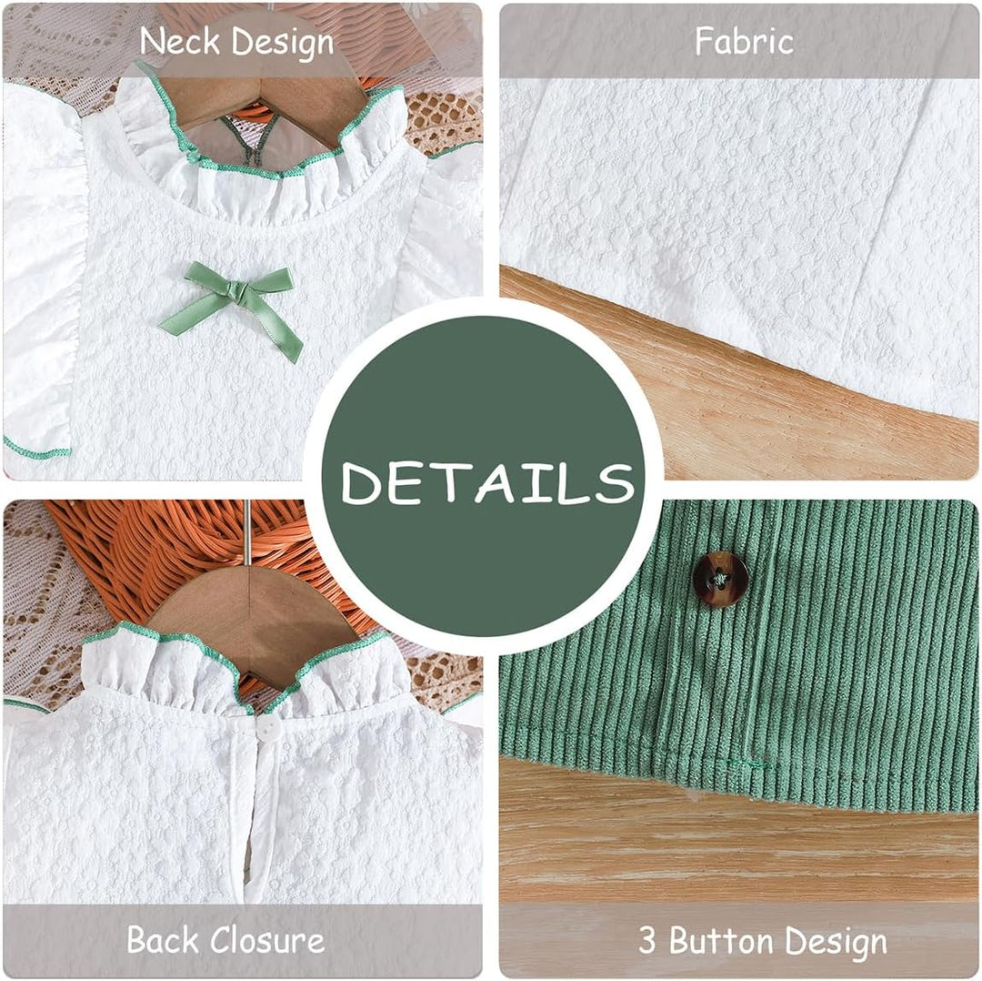 Kleinkind Baby Mädchen Outfits Rüschen Ärmellose Hemden Tops + Elegant Schleife Mini Rock 2 Stück Fr