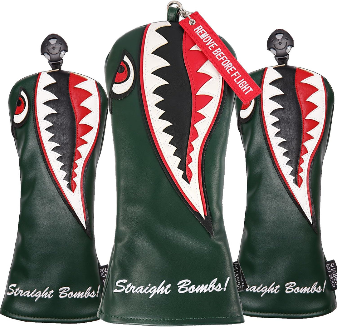 Flying Tiger Warshark Golfschlägerhaube für Taylormade M3 M4 M5 M6 SIM Golfschläger erhältlich für F