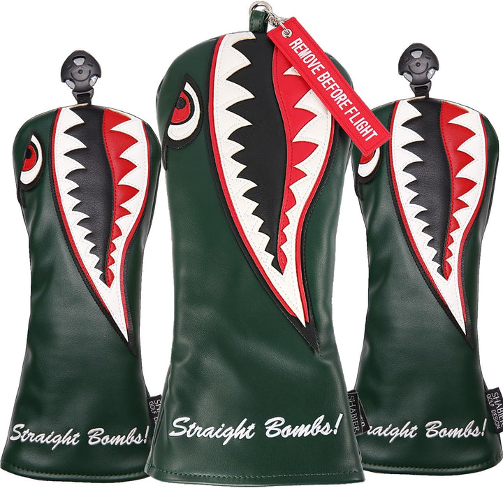 Flying Tiger Warshark Golfschlägerhaube für Taylormade M3 M4 M5 M6 SIM Golfschläger erhältlich für F