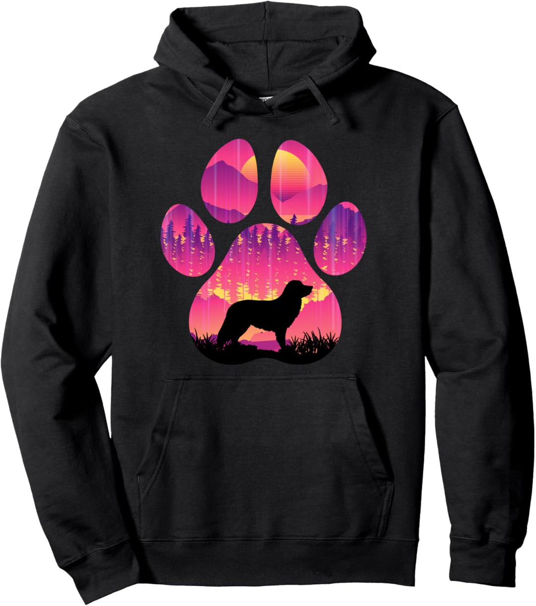Nova Scotia Duck Tolling Retriever Toller Paw Mom Dad Dog Lo Pullover Hoodie
