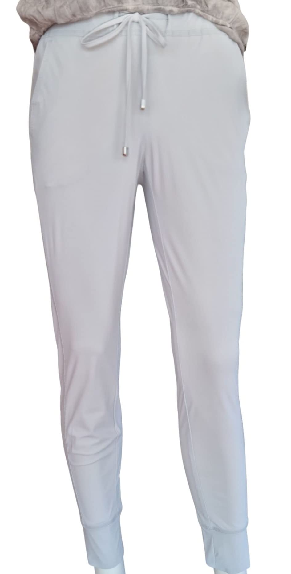 Stehmann, Roxana-748 Jogg Pant in Ultra Light High-Teg-Bi-Stretch Storm Grey 34, Storm Grey 34