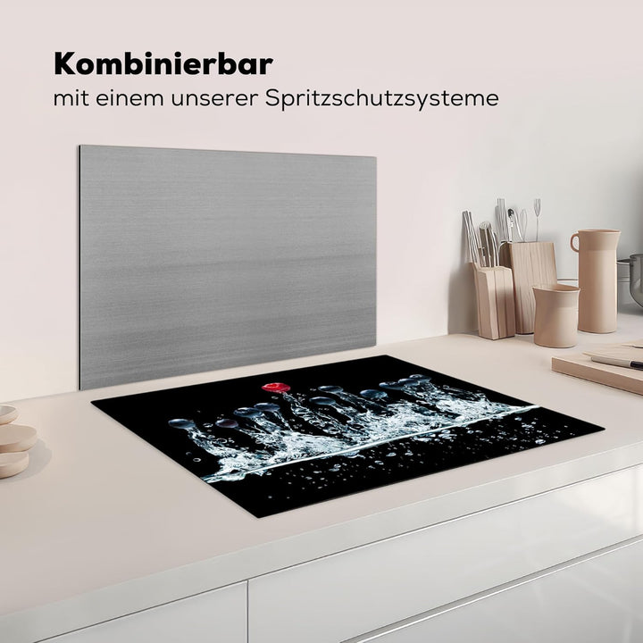 Herdabdeckplatte Einteilig Induktionsmatte Küche Abdeckung Ceranfeld Herd Abdeckplatte Deko Vinyl Ma
