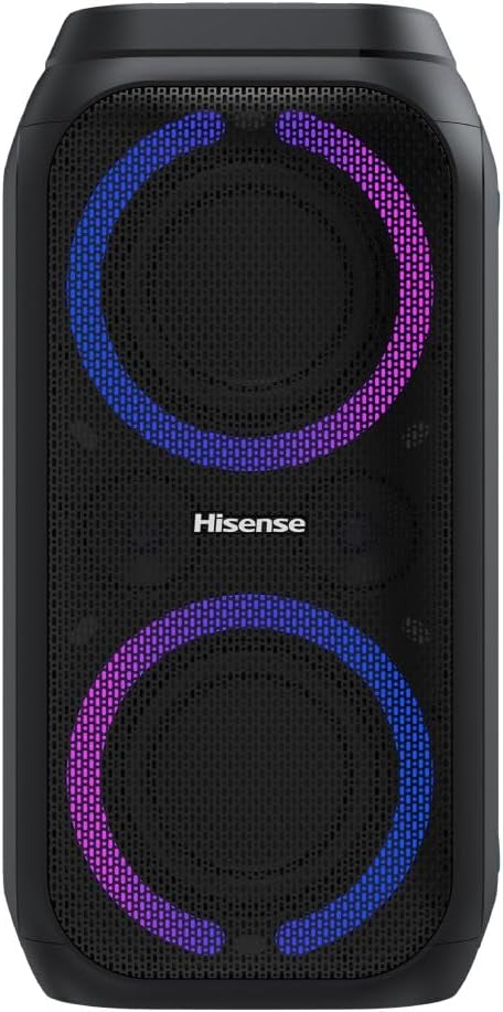 Hisense Party Rocket 160, 160 W Max Audio Power, 12 Hours Battery Life, TWS Pair Play, Karaoke Mode,