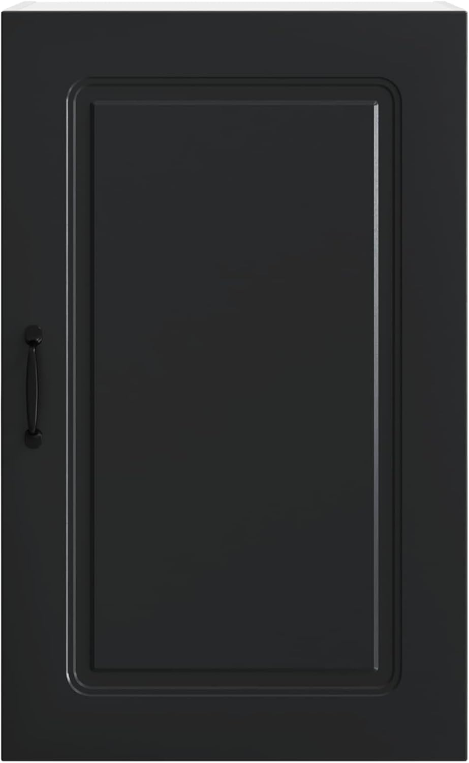 vidaXL Geschirrspülerfront Kalmar Schwarz 50 x 31 x 80 cm 50 x 31 x 80 cm Schwarz, 50 x 31 x 80 cm S