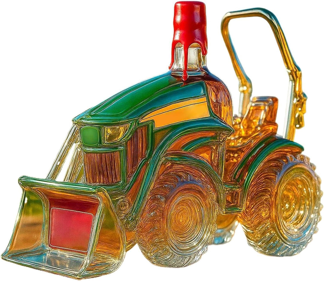 Whiskyflaschen - 3D-Weindekanter in Traktorform - Deko Aufbewahrung für Wohnzimmerschrank Haushalt G