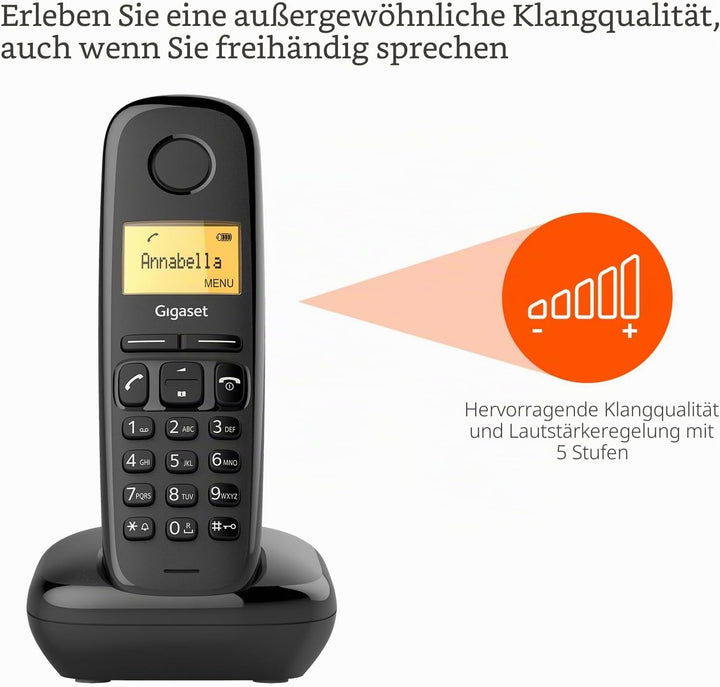 Gigaset A170 [UK Version] one size Schwarz, one size Schwarz