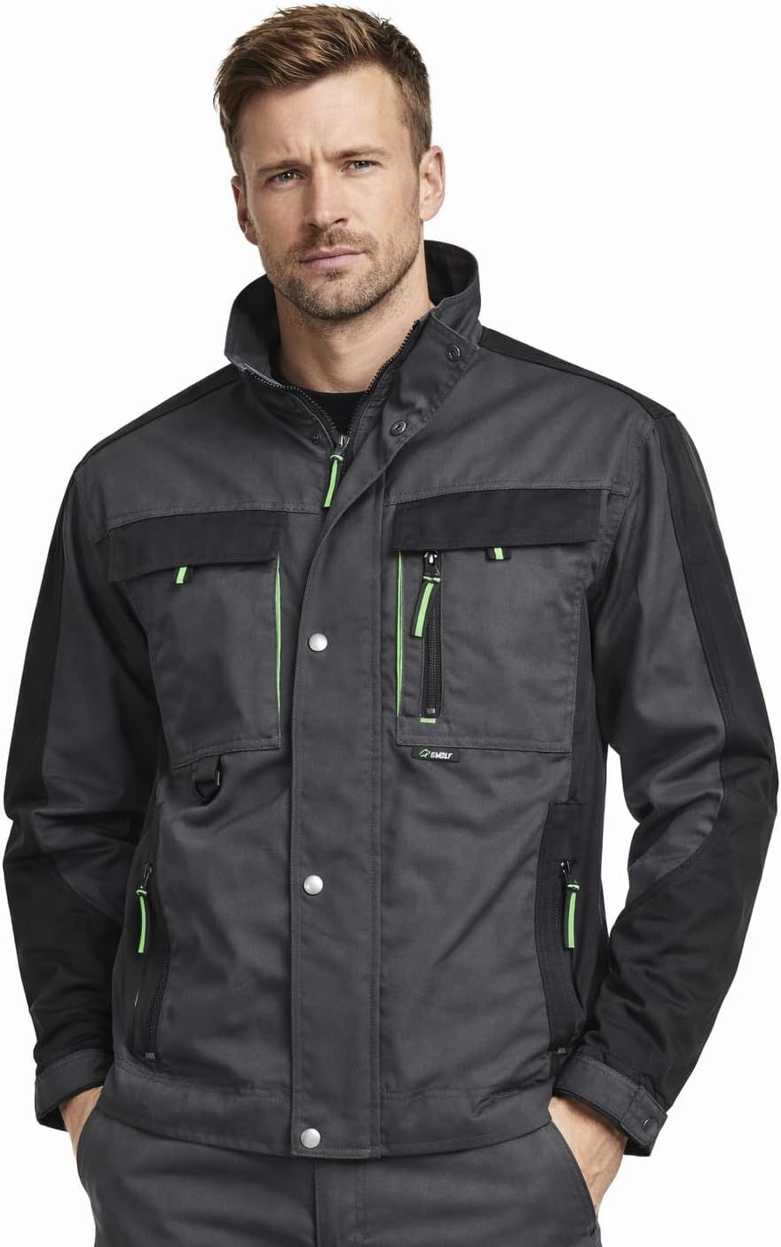 BWOLF Brave Arbeitsjacke Männer Arbeitsjacke Herren Multifunktionale Arbeitsjacke Bundjacke – Multit