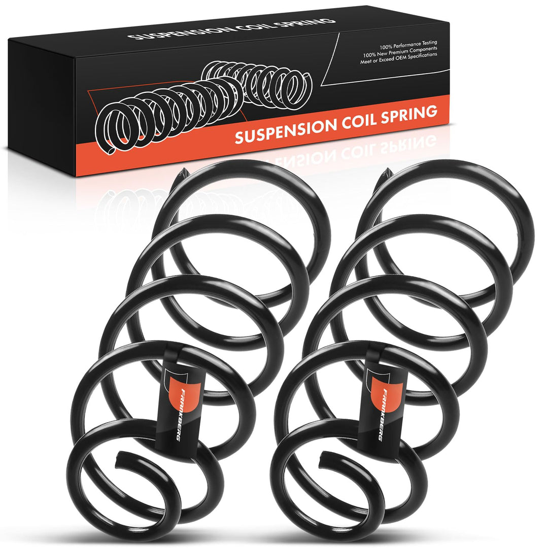 Frankberg 2x Federn Fahrwerksfeder Vorderachse Links Rechts Kompatibel mit New Beetle Cabriolet 1Y7