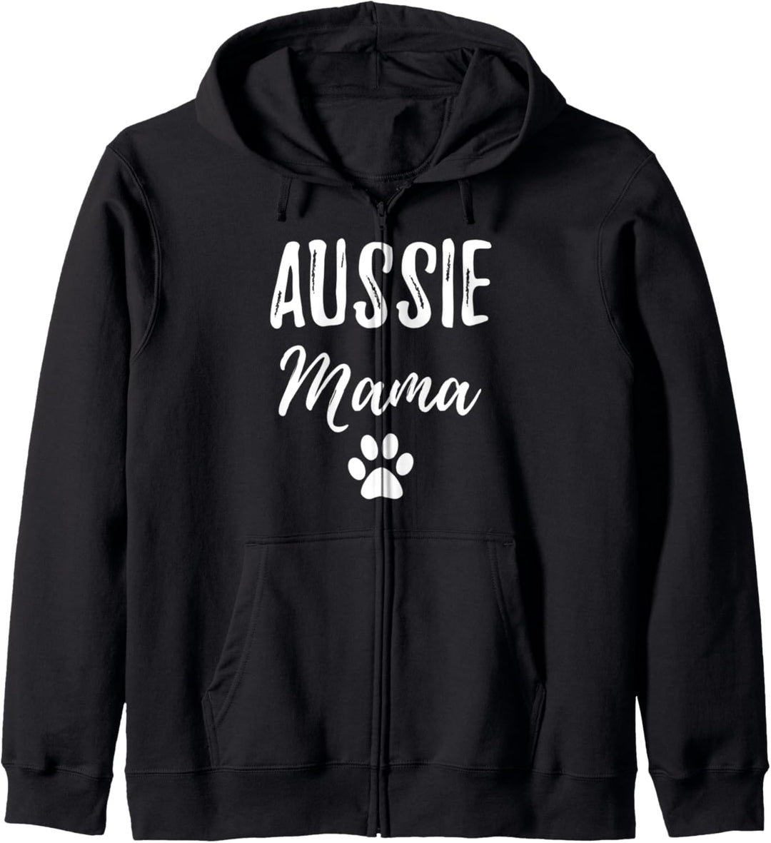 Aussie Mama T-Shirt für Aussie Shepherd Dog Mom Geschenk Kapuzenjacke