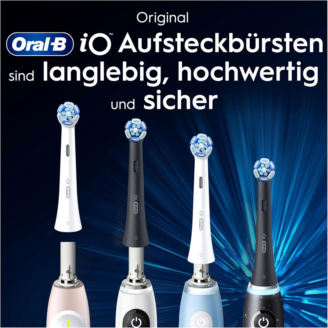 Oral-B iO Series 2 Elektrische Zahnbürste Rosa PLUS Original Oral-B iO Sanfte Reinigung Aufsteckbürs