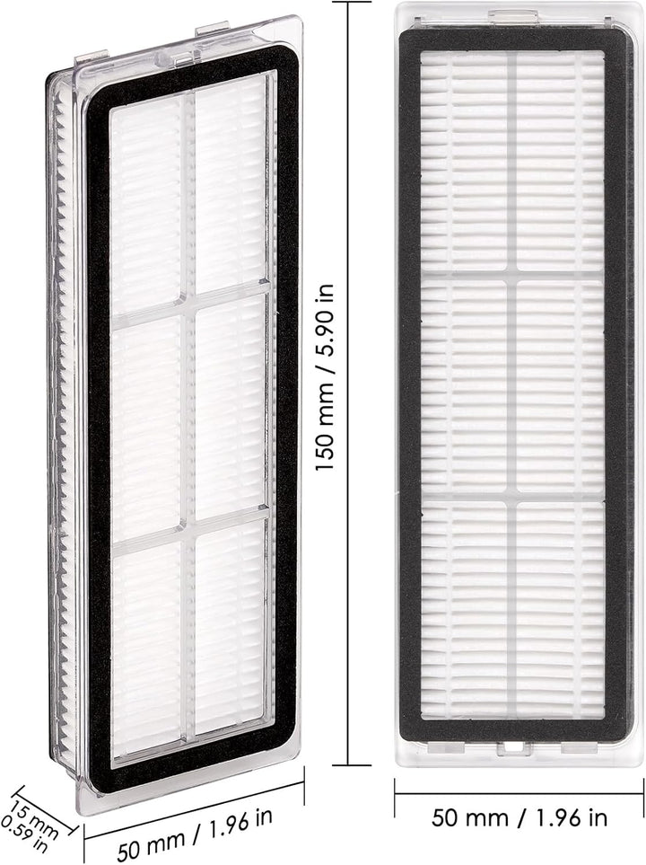 (12 Stück) HEPA Filter für Dreame L10s Ultra, L10s Pro, L10 Ultra, Z10 Pro, S10, S10 PRO, S10 PLUS,