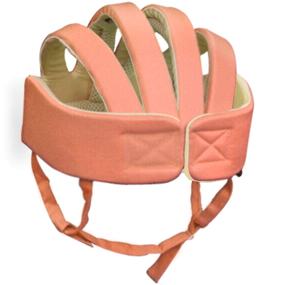 IULONEE Baby Helm Kleinkind Schutzhut Kleinkind Kopfschutz Baumwolle Hut Kleinkind Verstellbarer Sch