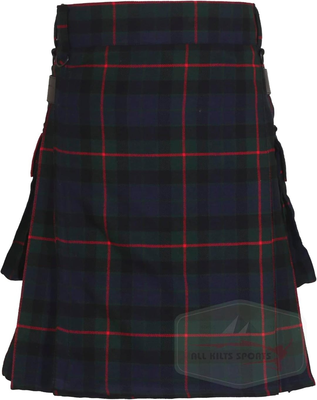 Utility-Kilt für Herren aus Acrylwolle mit Lederriemen Gunn Modern 50, Gunn Modern 50