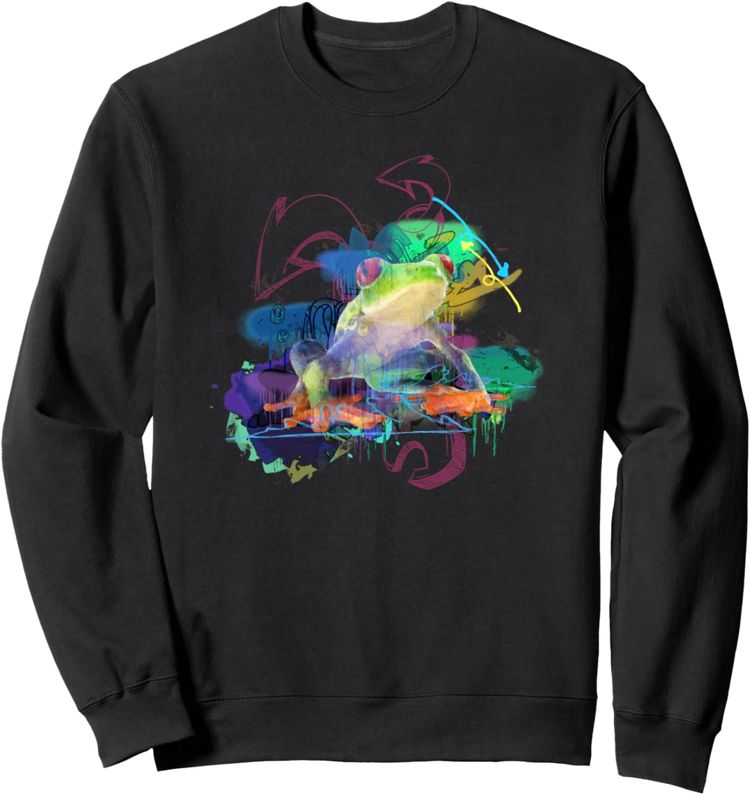 Rote Augen Laubfrosch Kunstwerk Sweatshirt