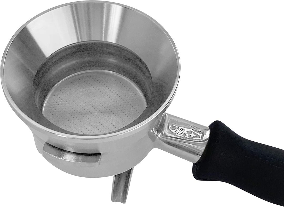 scarlet espresso | Präzisions-Trichter »Barista Cono Grande 58 mm« aus Edelstahl für Siebträger, Dos