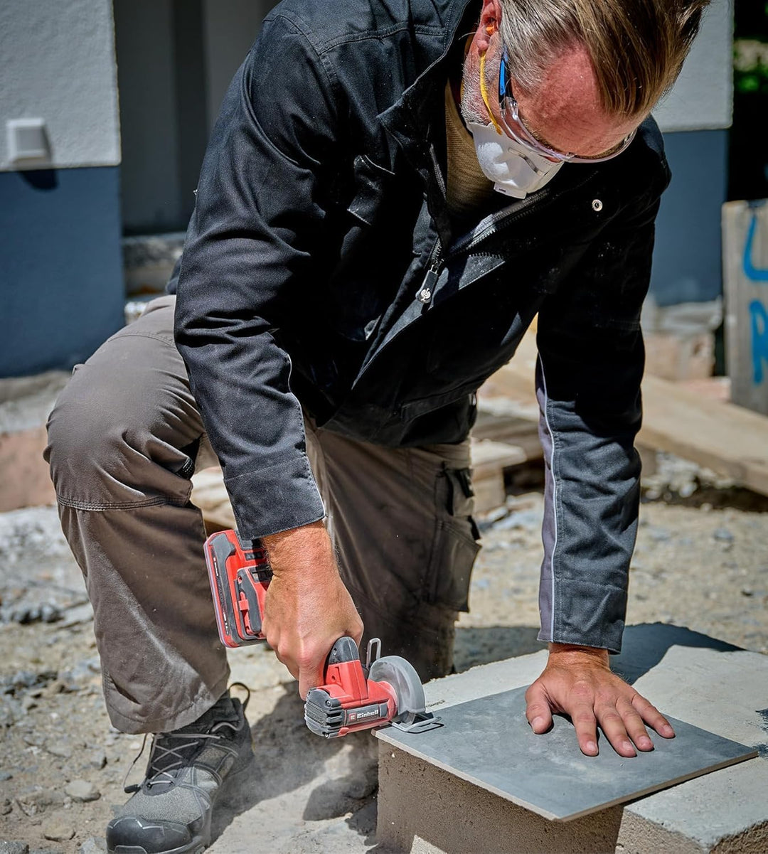 Einhell Professional Akku-Trennschleifer TP-CO 18/76-C Li BL-Solo (18 V, Brushless, 76 mm Scheiben-Ø