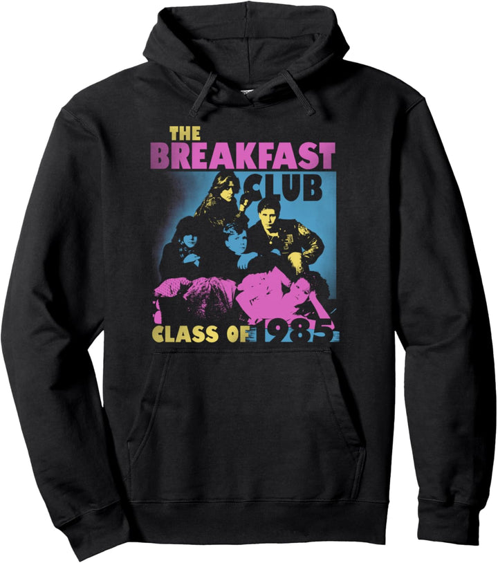 Breakfast Club Class Of '85 Stencil Portrait Pullover Hoodie
