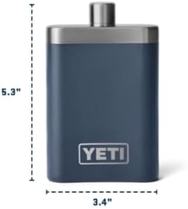 YETI Rambler Flachmann, White, 7 oz (207 ml), White
