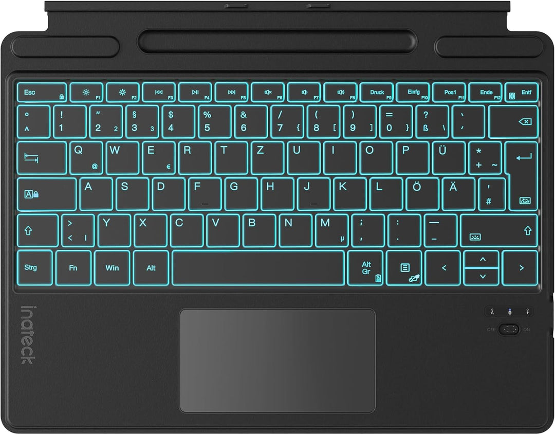 Inateck Surface Pro 9 Tastatur,Kompatibel mit Surface Pro 11/10/9/8/X, KI-Funktion,Surface Tastatur
