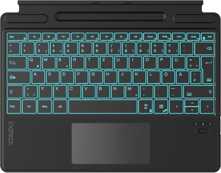 Inateck Surface Pro 9 Tastatur,Kompatibel mit Surface Pro 11/10/9/8/X, KI-Funktion,Surface Tastatur
