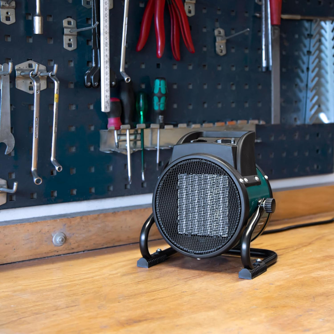 VONROC Heizlüfter energiesparend, Heizungslüfter elektrisch 2000W - Heizung Werkstatt, Hobbyraum, Ca