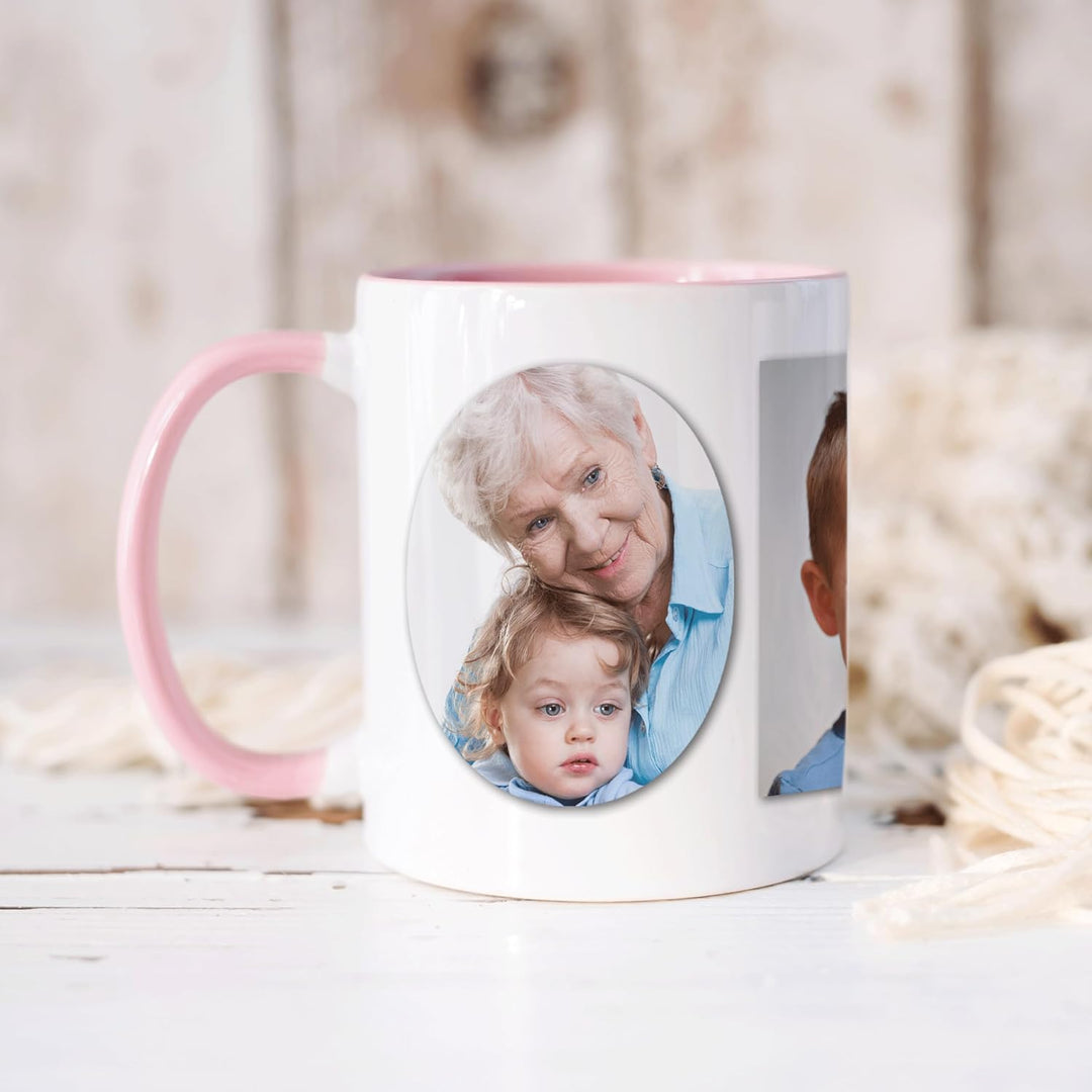 Oma Fototasse mit eigenem Bild personalisiert Tasse mit Fotos Fotogeschenk für Grossmutter Geschenk