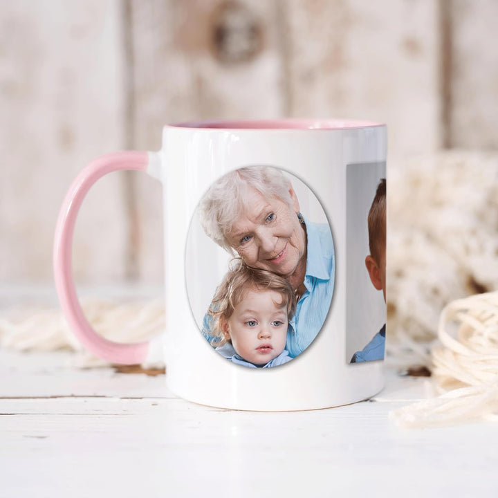 Oma Fototasse mit eigenem Bild personalisiert Tasse mit Fotos Fotogeschenk für Grossmutter Geschenk