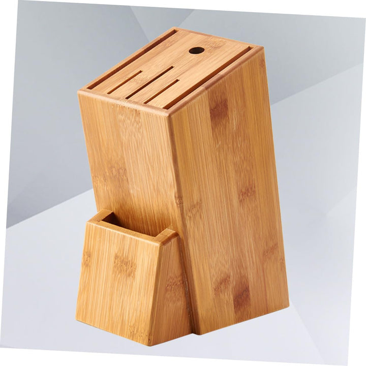 Cabilock Küchenregal Bambusregalhalter aus Bambus Stabiles Holzgestell als Messerhalter und Küchenab