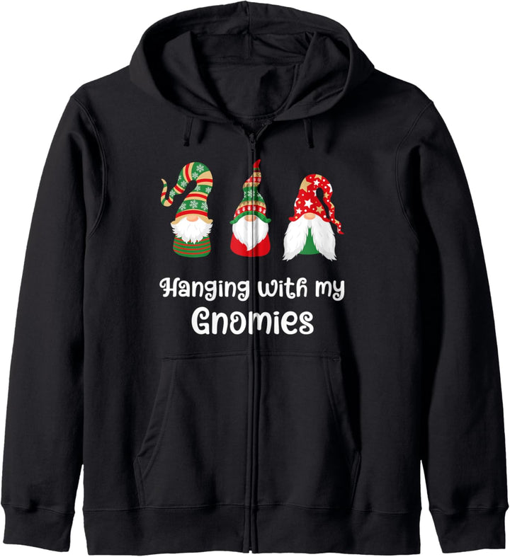 Geschenk Männer Frauen Kinder Frohe Weihnachten Gnome Kapuzenjacke